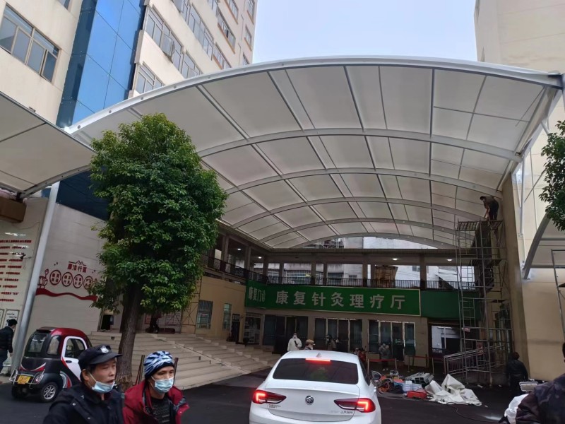 2026建德市膜结构车棚选哪家？源头厂家定制汽车充电桩停车棚-2